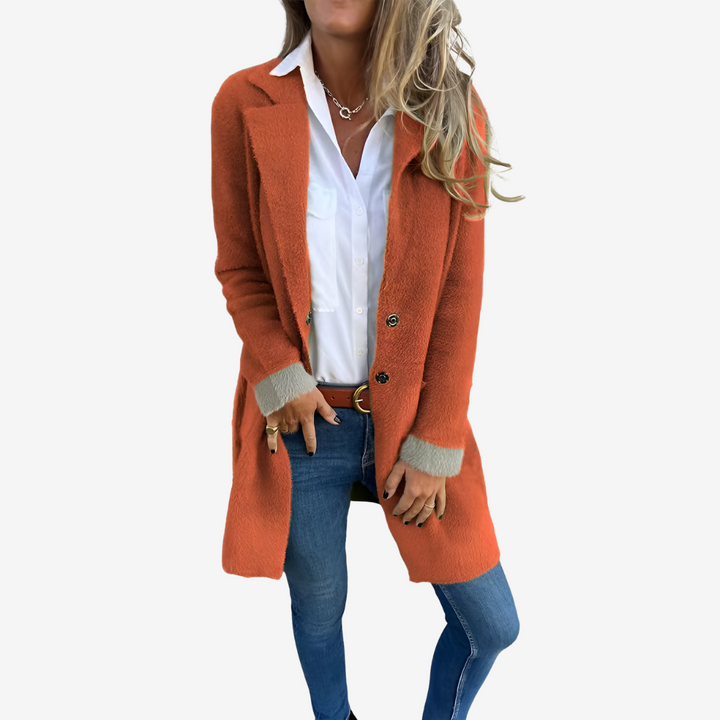 Martine - Cardigan Long en Maille