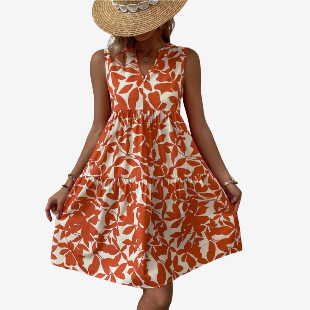 Séraphine - Midi à Motifs Feuillus