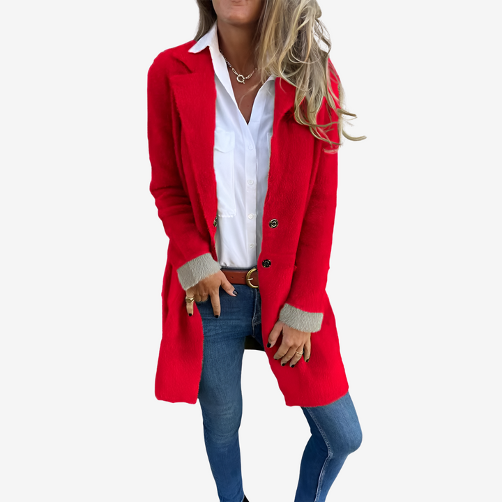 Martine - Cardigan Long en Maille