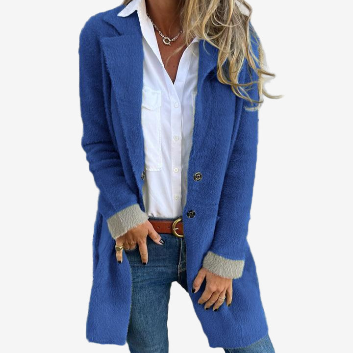 Martine - Cardigan Long en Maille