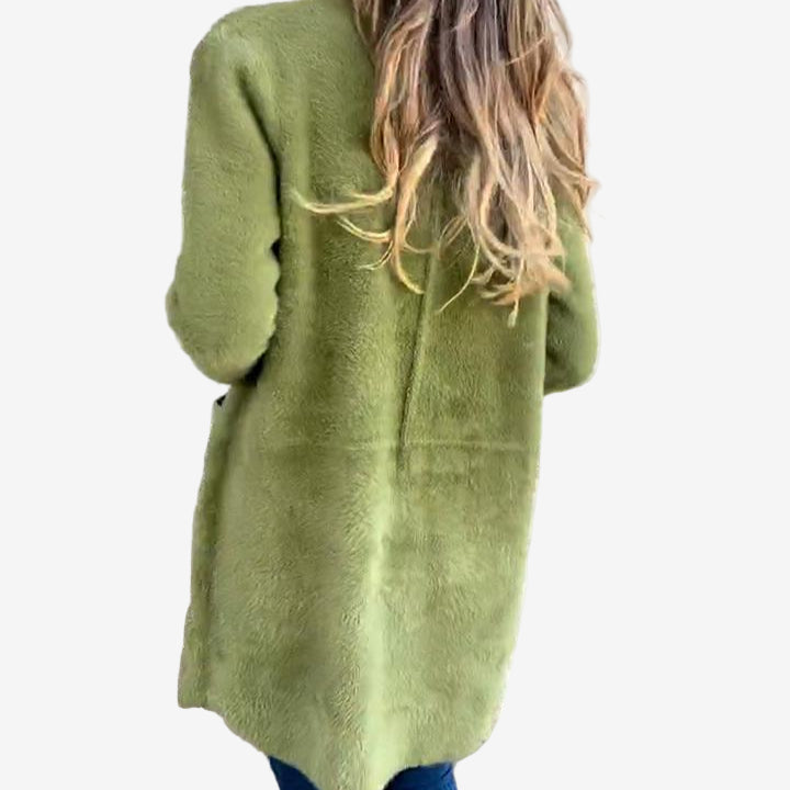 Martine - Cardigan Long en Maille